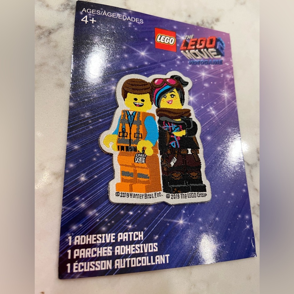 NWT! The Lego Movie 2 adhesive embroidered patch.